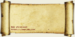 Jovanka Brošković vizit kartica